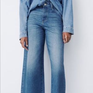 Wide leg jeans